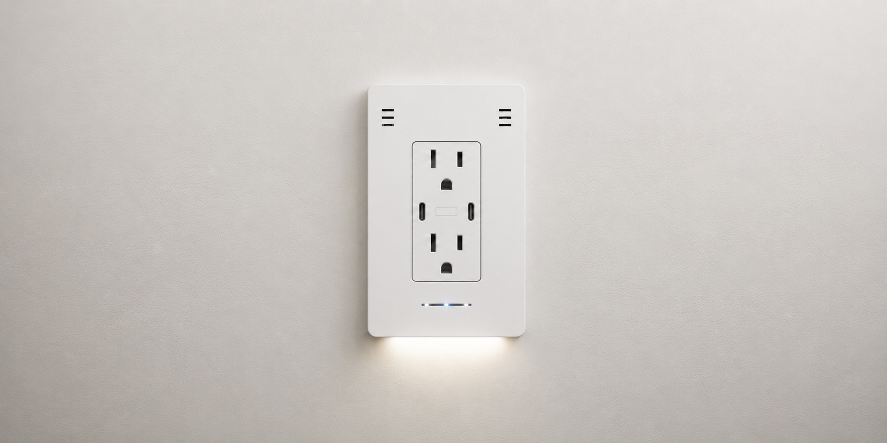InvisOutlet C Pro front view with status light